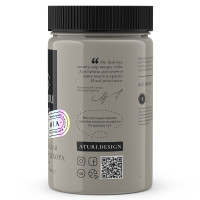 Краска для мебели и декора ATURI Design Меловой бархат mia бежевый мрамор, 0.83 кг T1-00012307