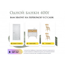 Краска для мебели и декора ATURI Design Меловой бархат mia фисташковый торт, 0.4 кг T1-00010826