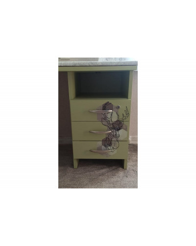Краска для мебели и декора ATURI Design Меловой бархат mia цвет оливия, 830 г T1-00012422