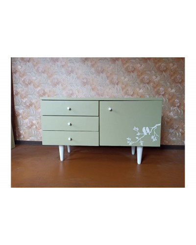 Краска для мебели и декора ATURI Design Меловой бархат mia цвет оливия, 830 г T1-00012422