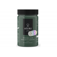 Краска для мебели и декора ATURI Design Меловой бархат mia британский зеленый, 0.4 кг T1-00010843